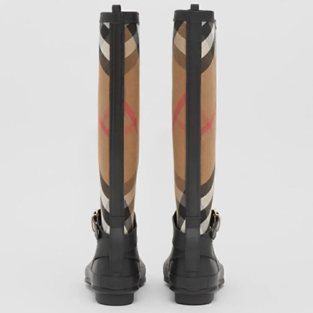 Burberry Rain-boots Nova Check & Rubber Size: 37